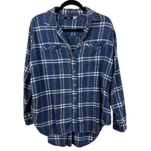 Urban Outfitters BDG Obie Flannel Button-Down Shirt Size S